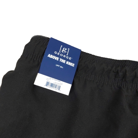 NWT Mens 2XL Turquoise Black Drawstring Swim Swimming Trunks 2X-Large - Picture 4 of 7